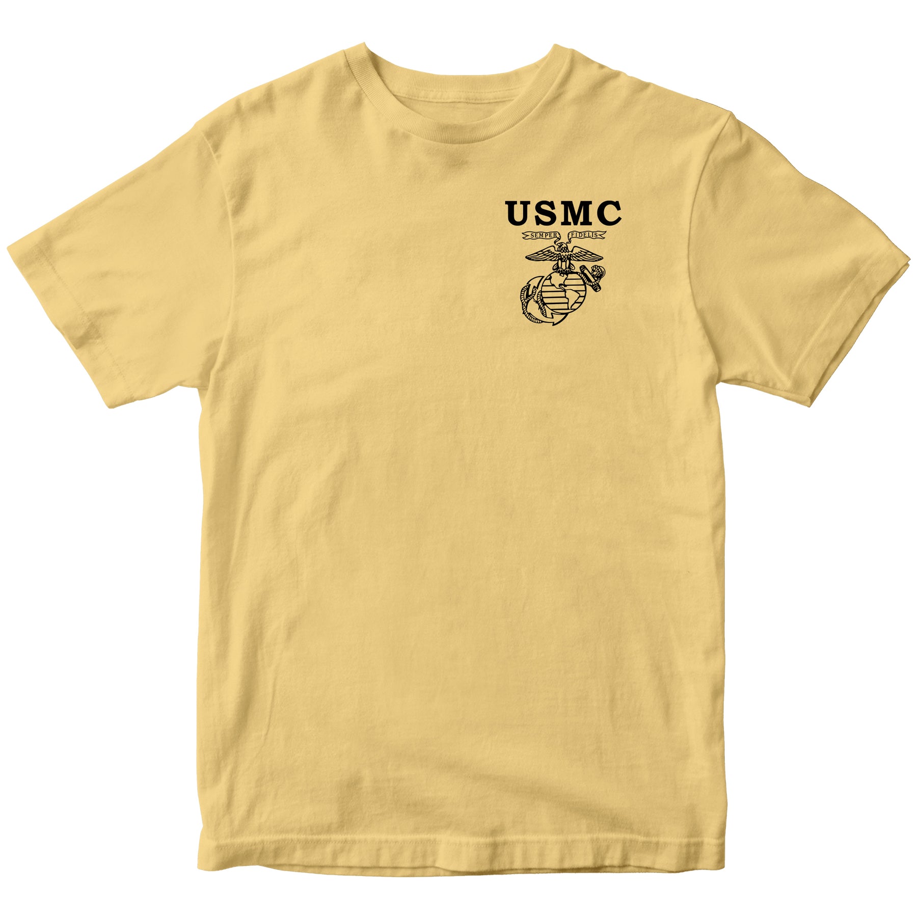 Marines Old School Heritage Yellow Haze T-Shirt