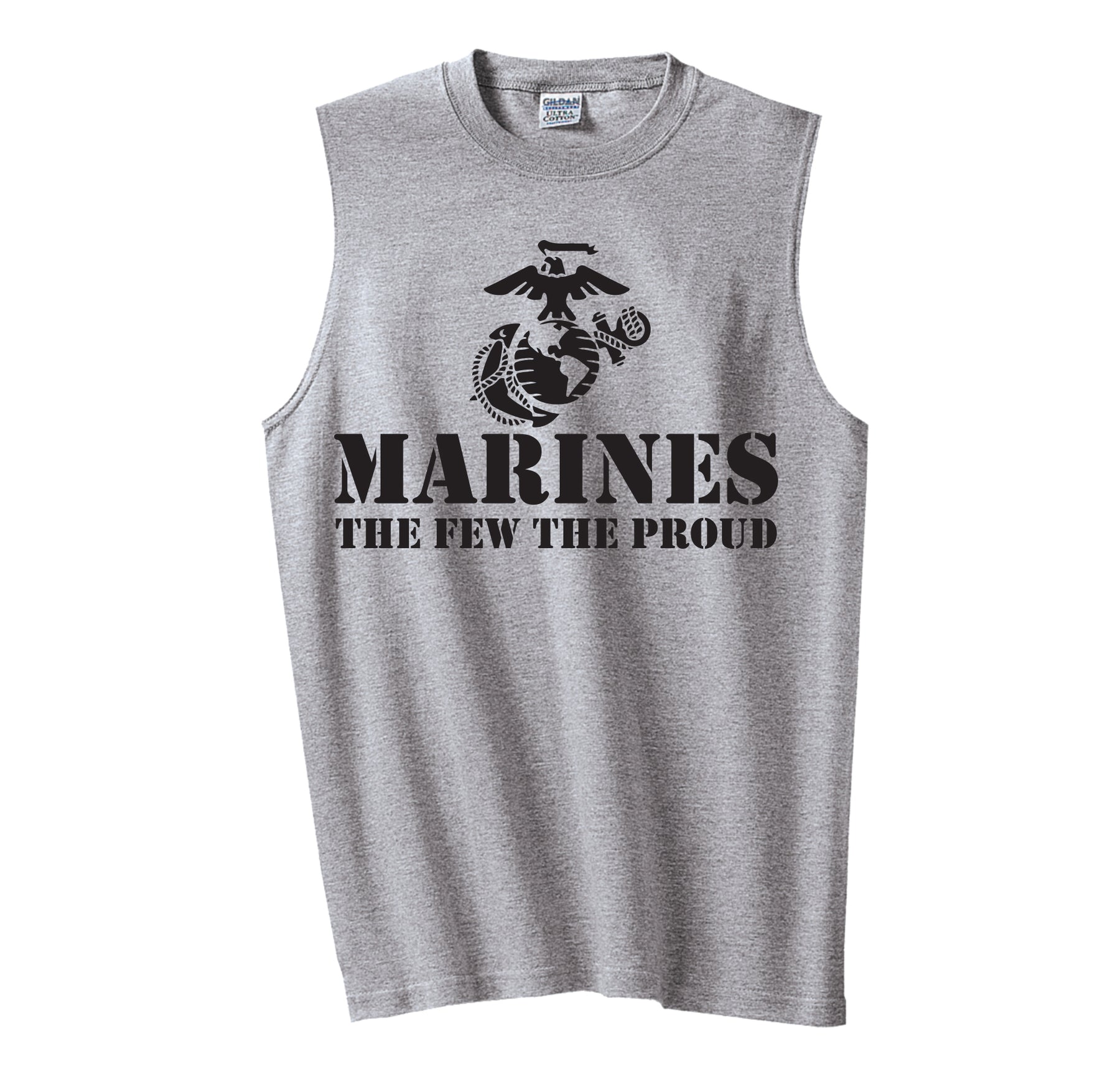 The Few The Proud Core Cotton Sleeveless Tee
