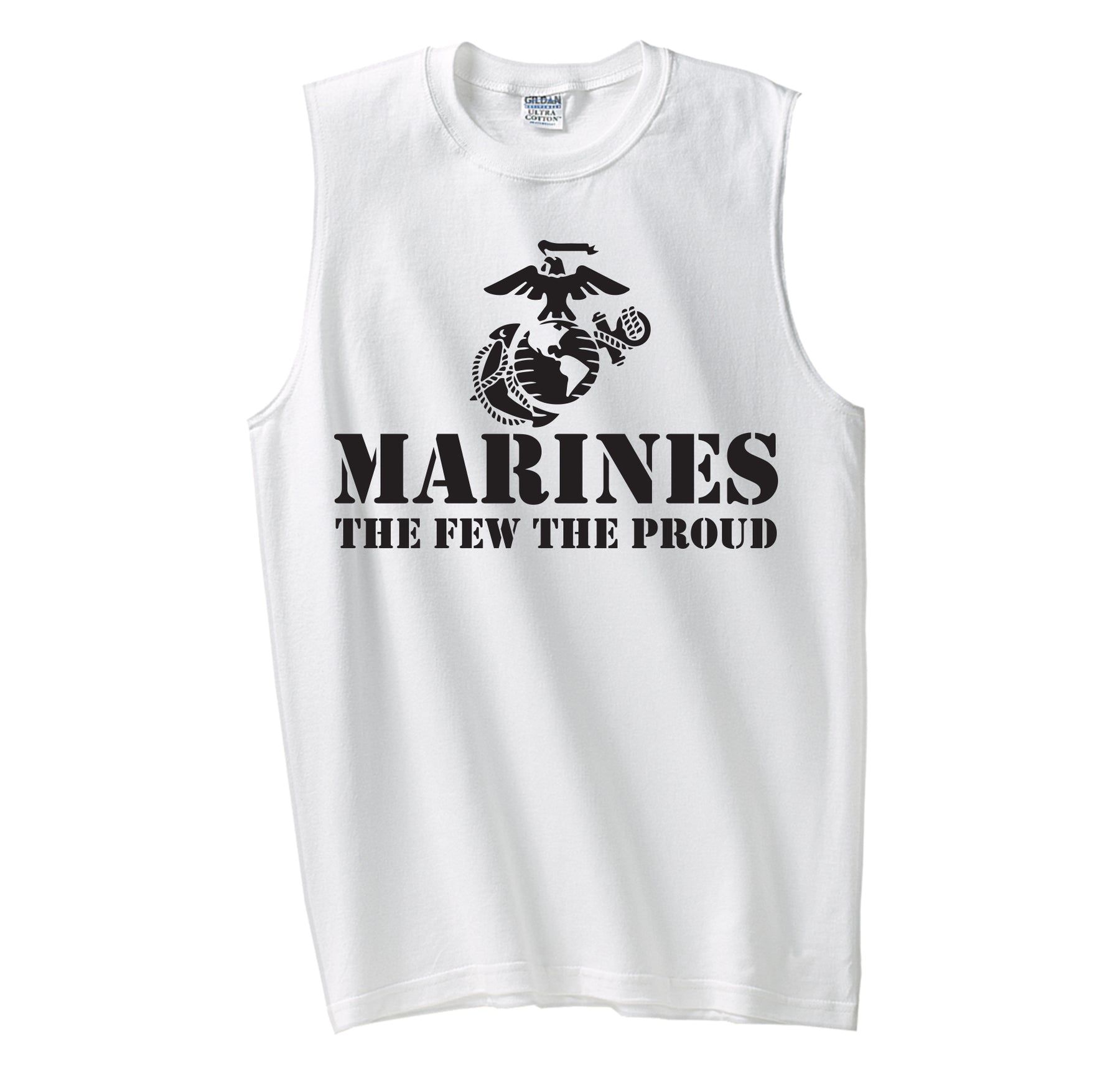 The Few The Proud Core Cotton Sleeveless Tee