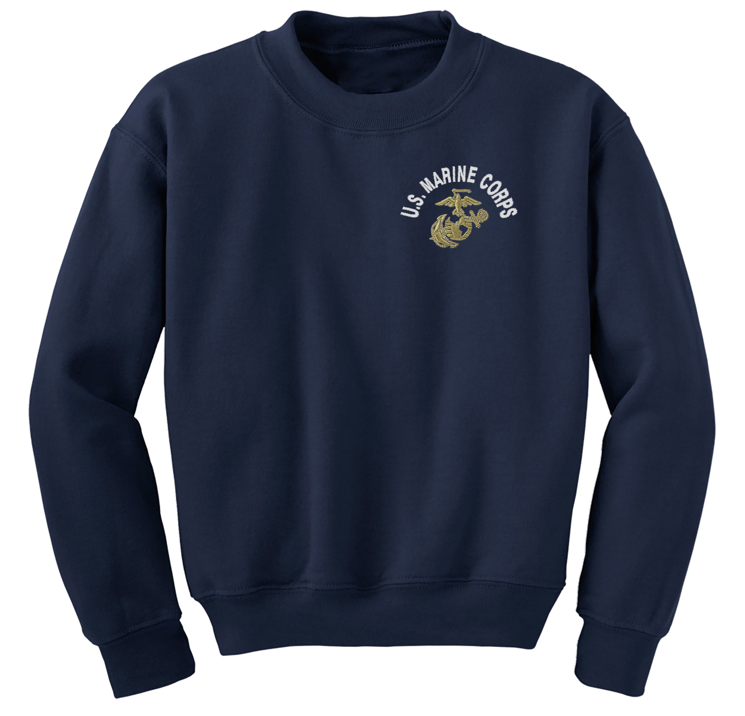 Usmc embroidered sweatshirt sale