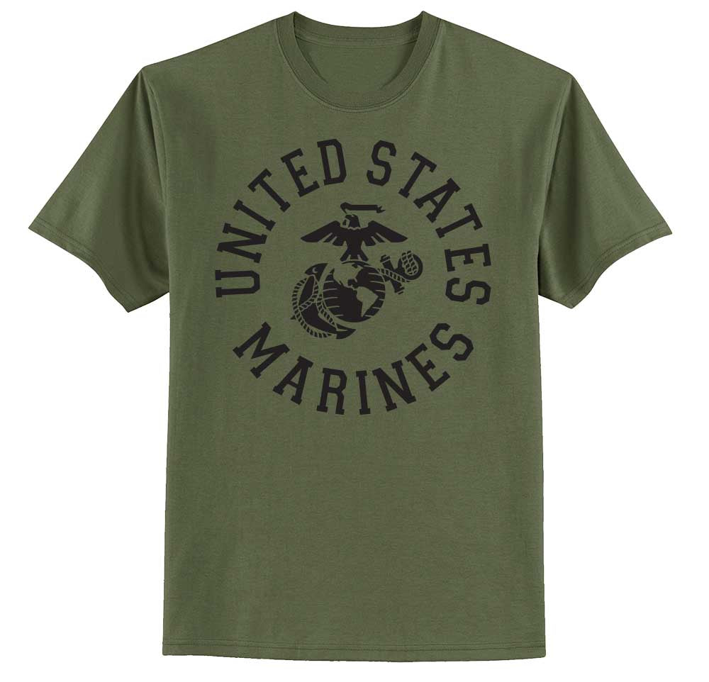 United States Marines Full Circle T-shirt
