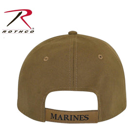 XCPT CLOSEOUT Deluxe Marines Coyote Brown Low Profile Cap - Marine Corps Direct