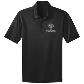 1st Mar Vietnam Div "Ready to Fight" Embroidered Performance Polo