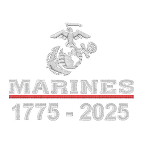 USMC 250 Years Embroidered Performance Polo