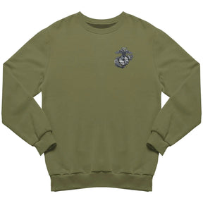 Aluminum EGA Embroidered Sweatshirt - Marine Corps Direct