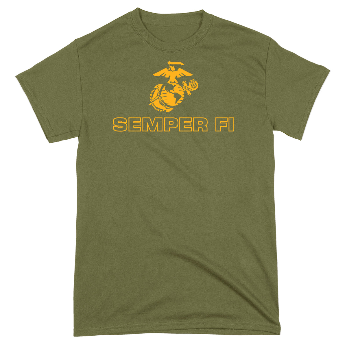 Gold EGA Semper Fi T-Shirt