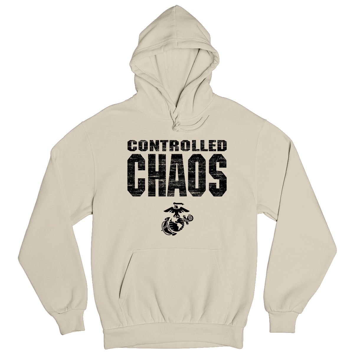 Controlled Chaos Desert Sand Hoodie