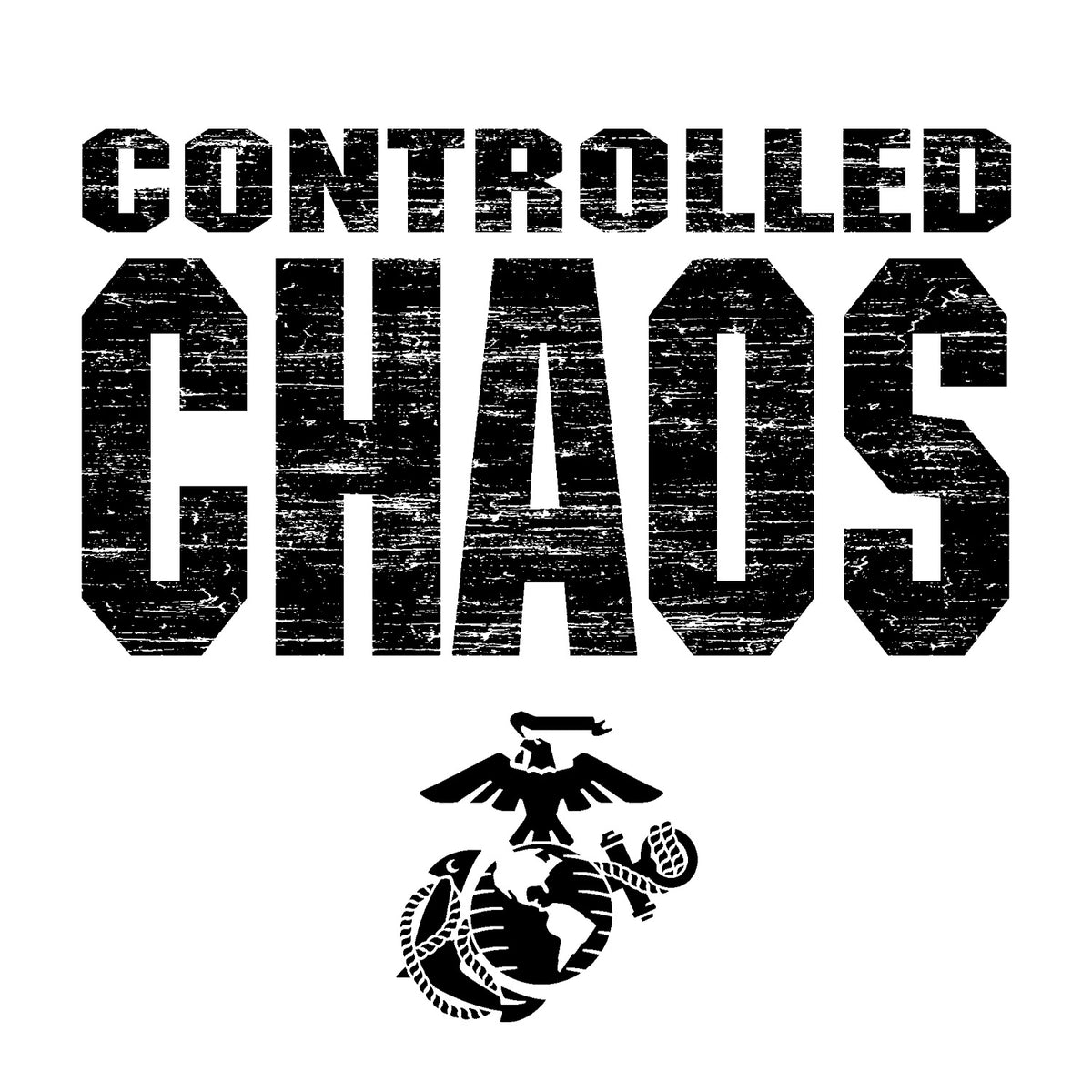 Marines St. Patrick's Day Controlled Chaos Tee