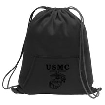 Marines Covert Old School EGA Fleece Sweatshirt Cinch Backpack