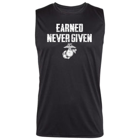 Earned Never Given Performance Sleeveless Tee