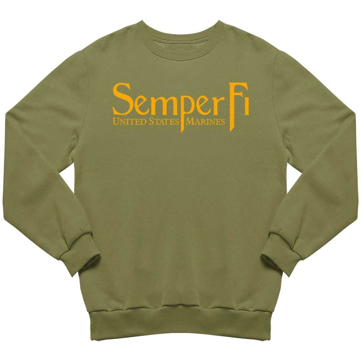 Marines Gold Semper Fi Marines Sweatshirt