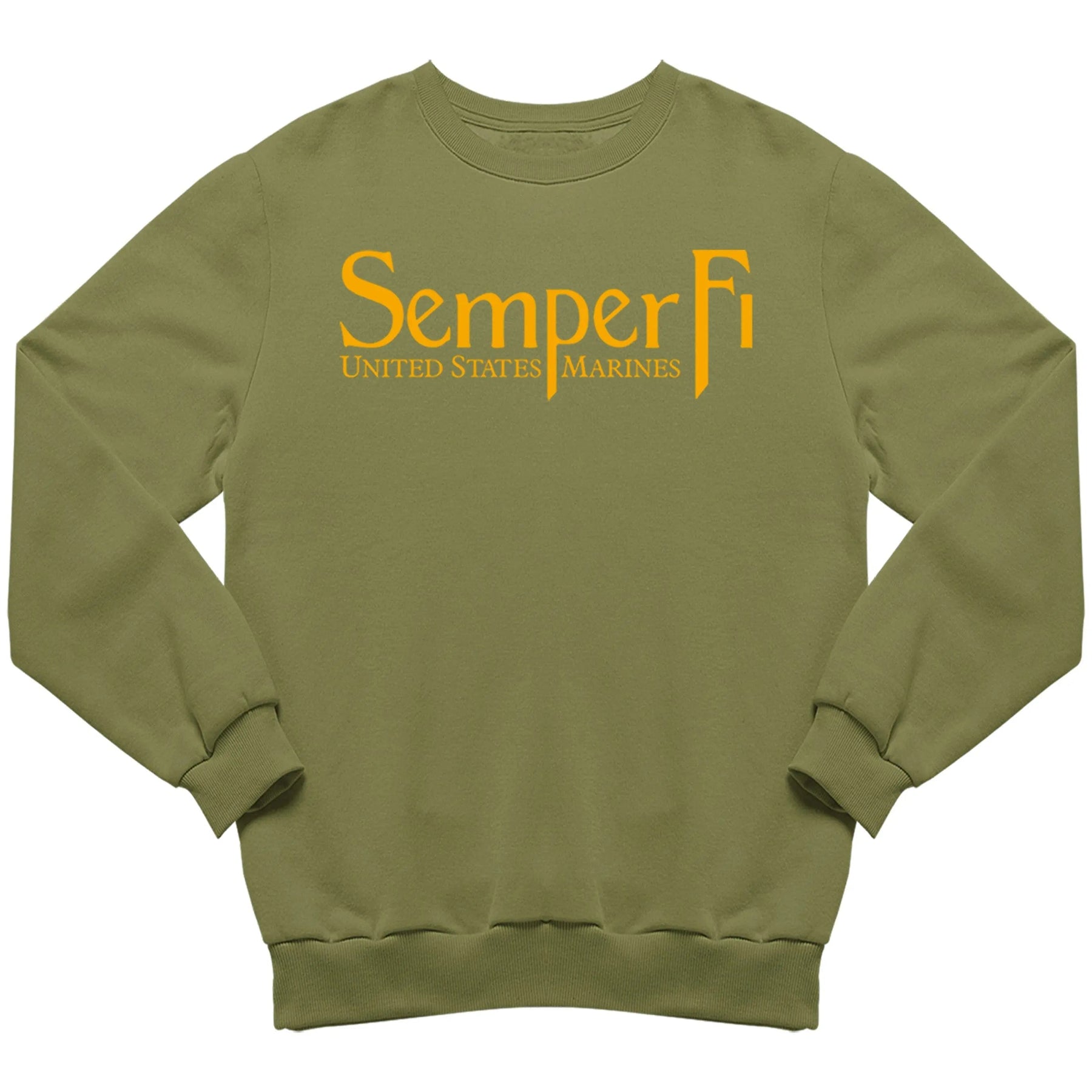 Marines Gold Semper Fi Marines Sweatshirt