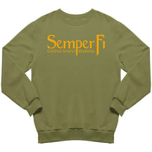 Marines Gold Semper Fi Marines Sweatshirt