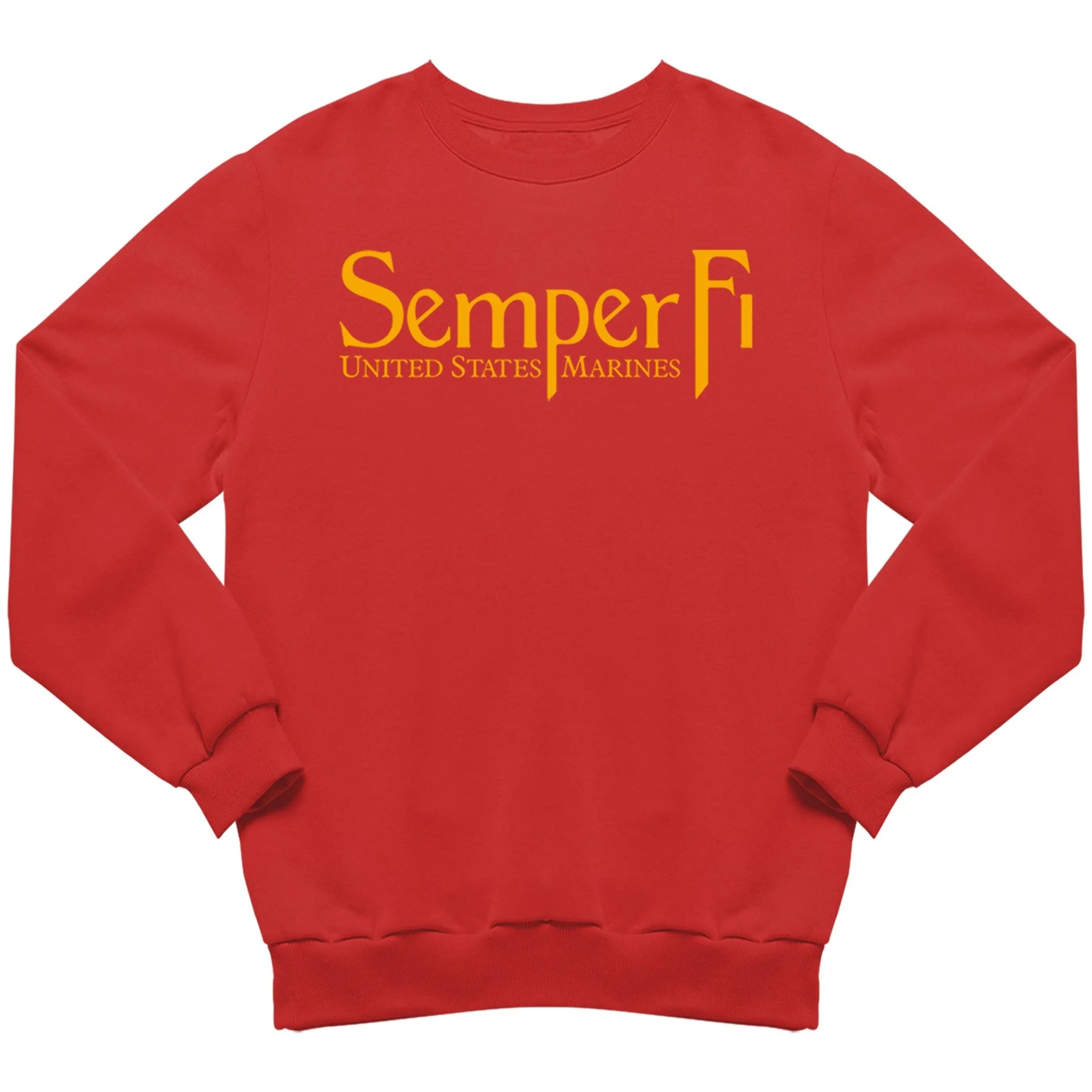 Marines Gold Semper Fi Marines Sweatshirt