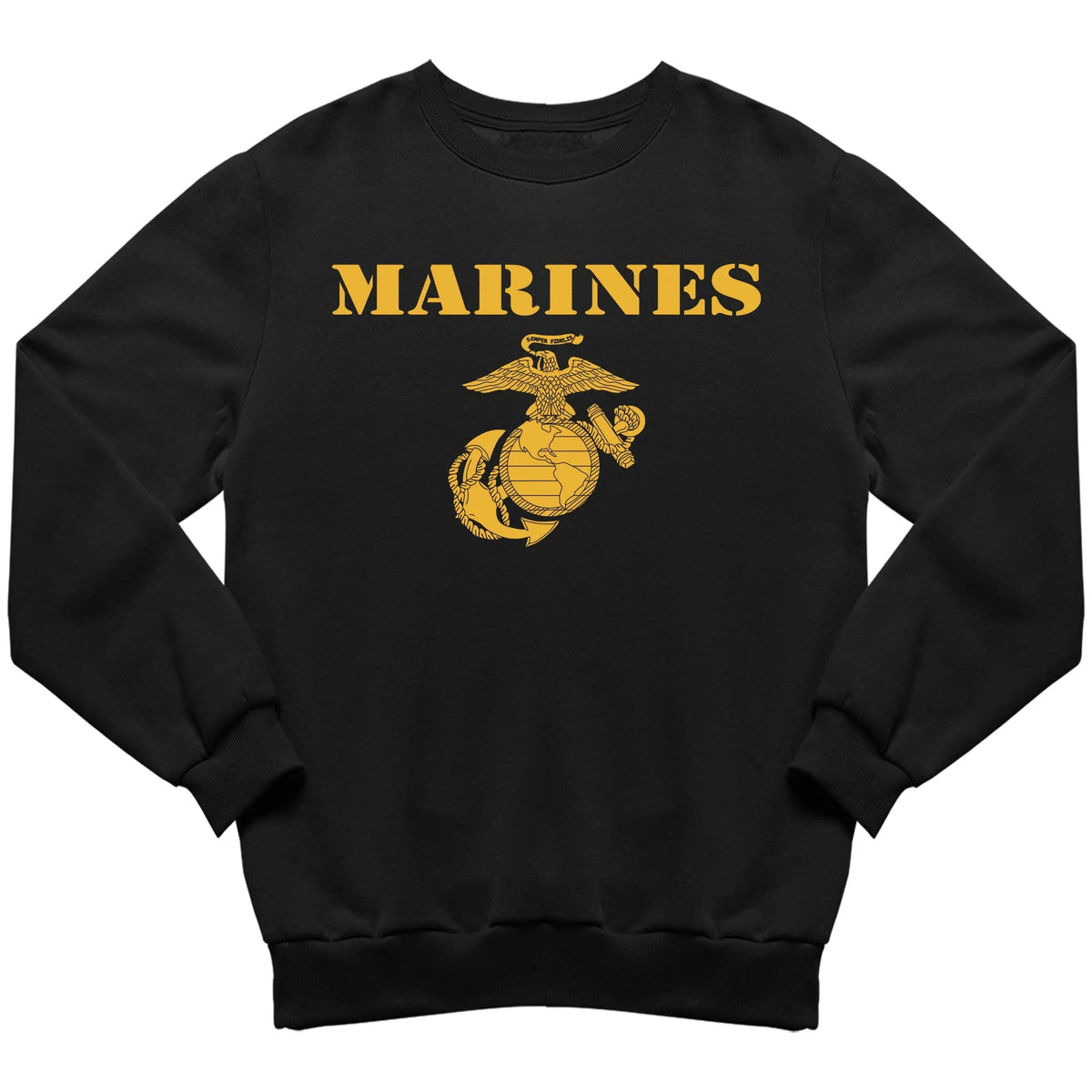 Gold Vintage Marines Sweatshirt