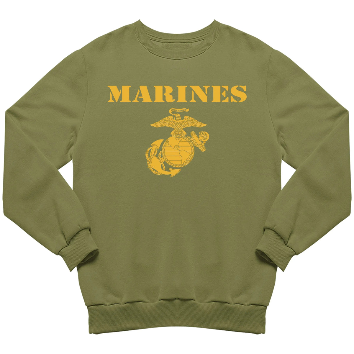 Gold Vintage Marines Sweatshirt