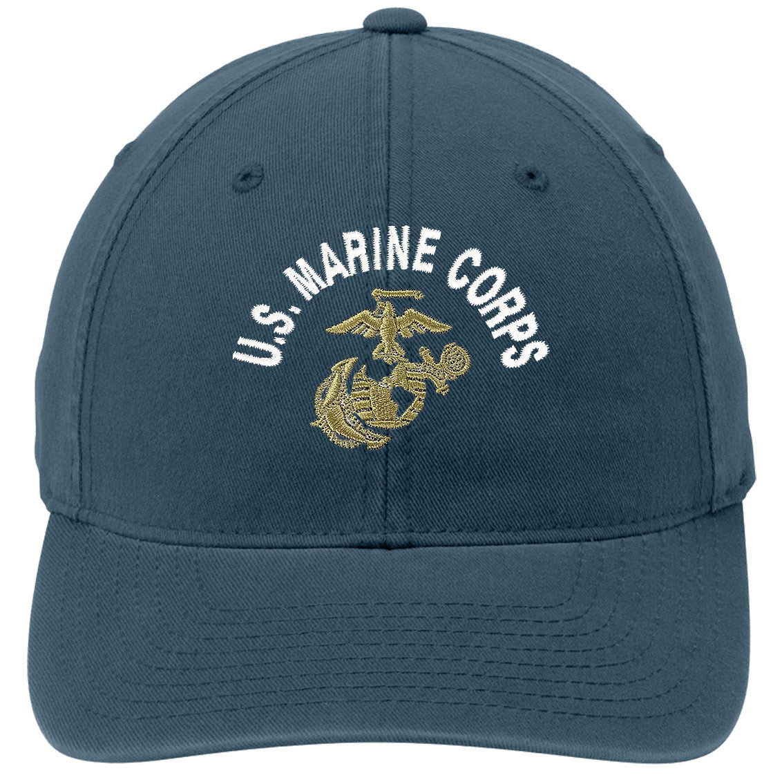 U.S. Marine Corps EGA Embroidered USMC Slate Blue FlexFit Hat