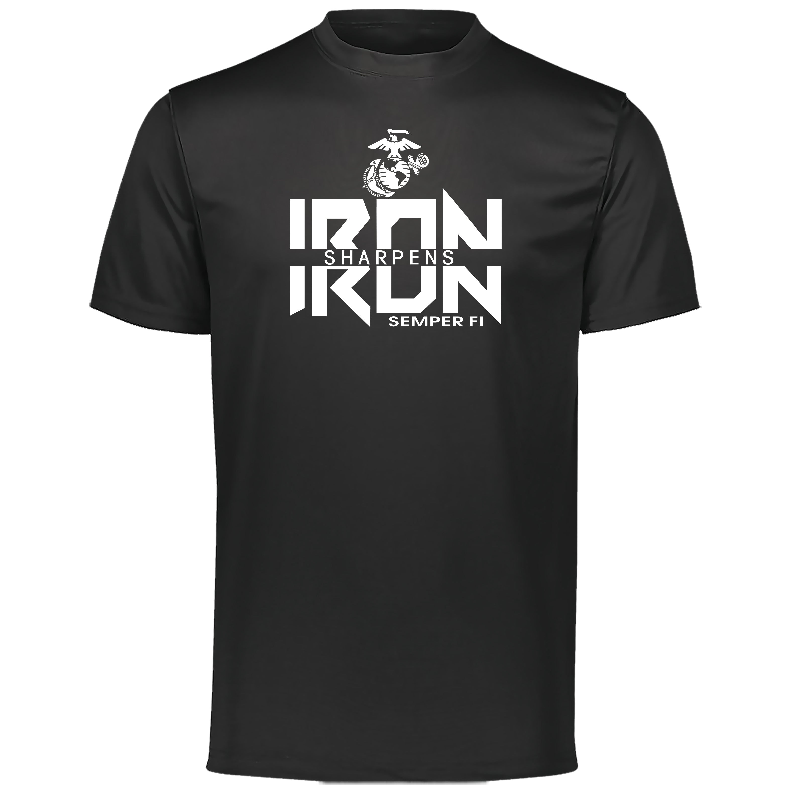 Marines Iron Sharpens Iron Performance Tee