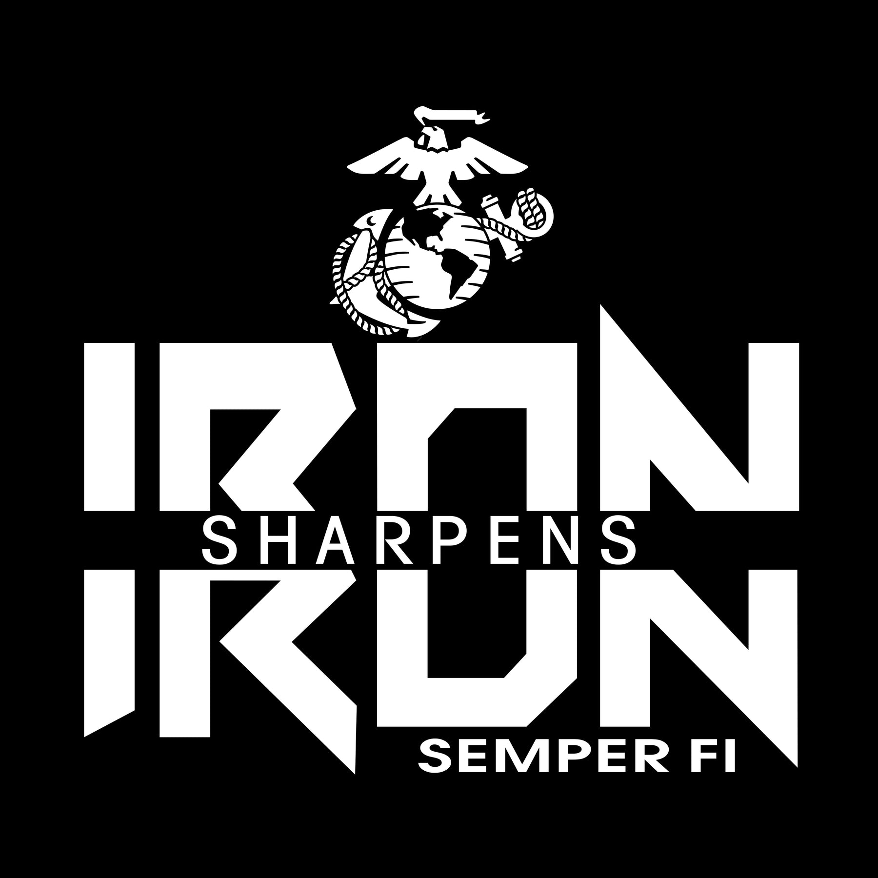 Marines Iron Sharpens Iron Performance Long Sleeve Tee