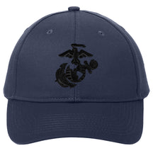 Marines Black EGA Embroidered Navy Hat