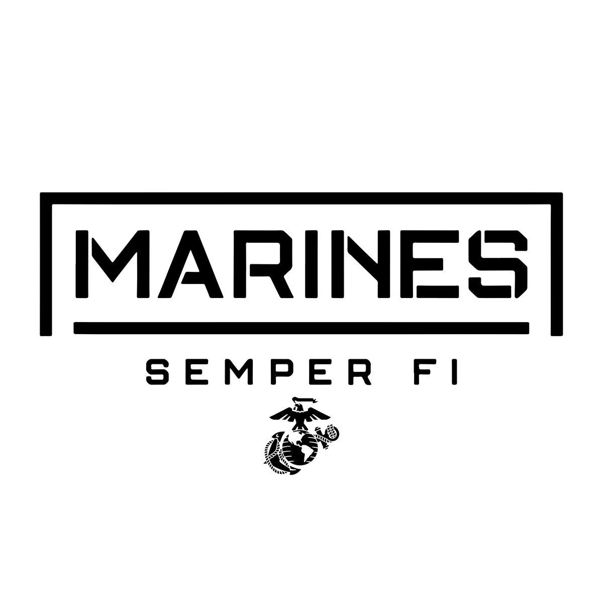 Marines "THE OUTPOST" Desert Sand Long Sleeve Tee
