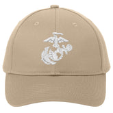 Marines EGA Embroidered Khaki Hat