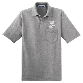 Old School Heritage EGA Embroidered Pocket Polo