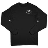 Marine Mom Chest Seal Long Sleeve Tee