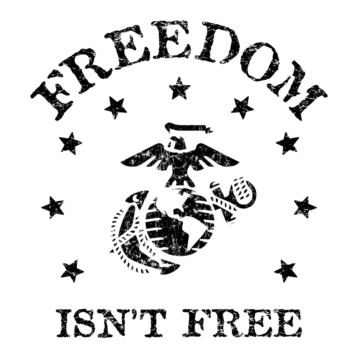 Marines Freedom Isn't Free Royal Tee