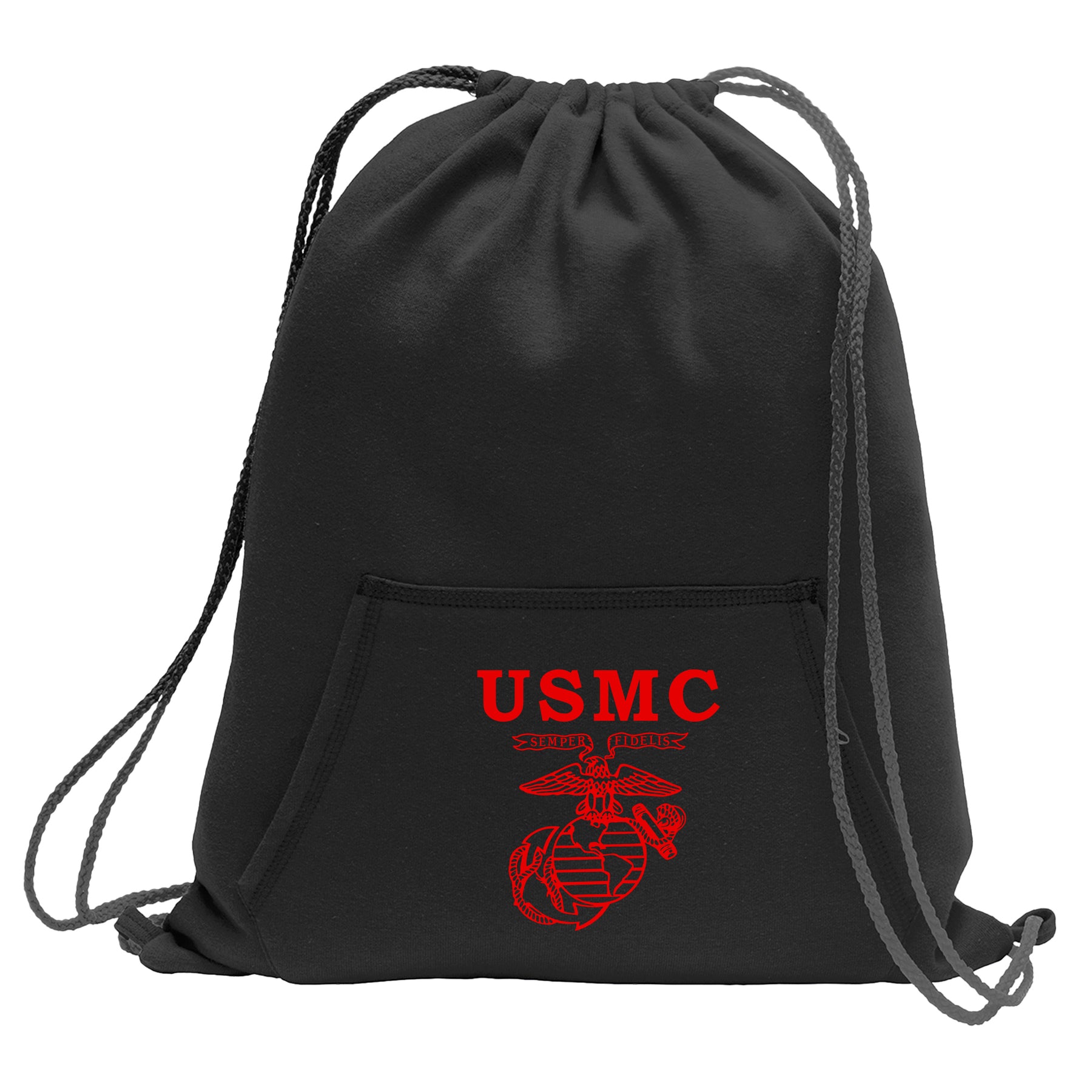 Marines Nightfire EGA Fleece Sweatshirt Cinch Backpack