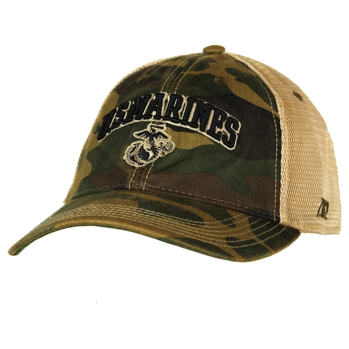 FLEX FIT US Marines & EGA Camo Trucker Hat