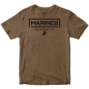 USMC "OUTPOST" Woodland Brown Tee