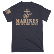 Premium Flag Sleeve Drop Desert The Few The Proud Tee