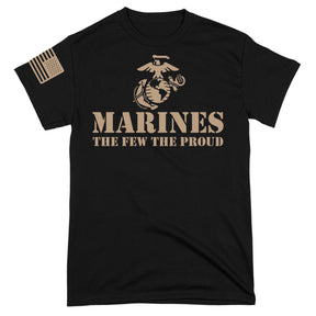 Premium Flag Sleeve Drop Desert The Few The Proud Tee