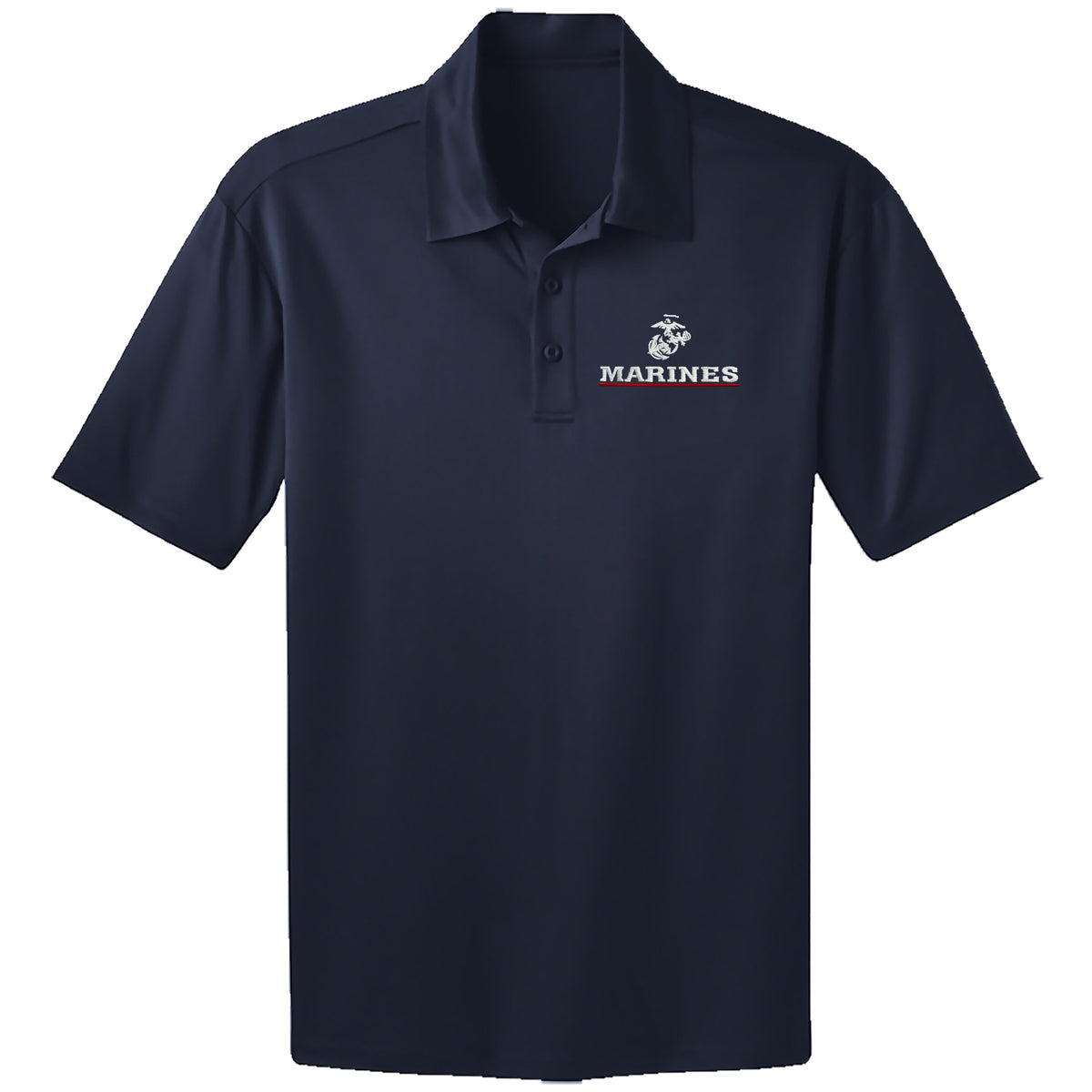 Marines Red Line Embroidered Performance Polo