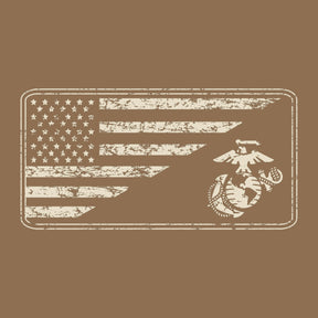 Sand Split U.S. Flag & EGA Woodland Performance Long Sleeve