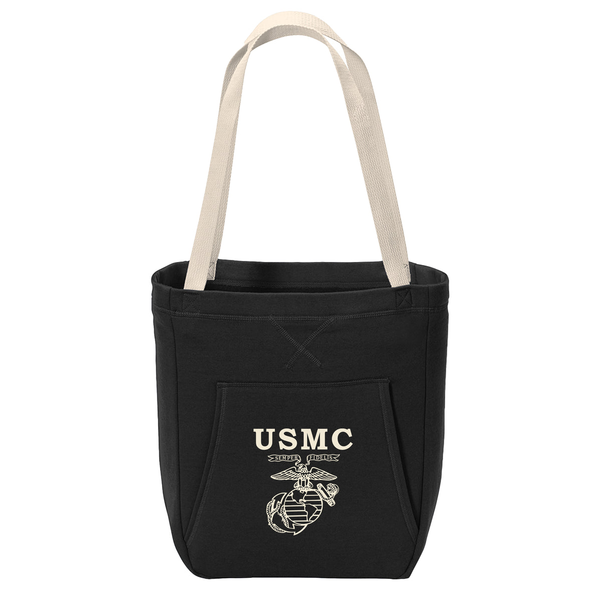 Marines Sand Old School EGA Fleece Sweatshirt Tote