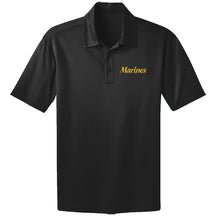 Gold Marines Embroidered Performance Polo