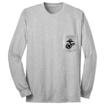 USMC Long Sleeve Pocket Tee