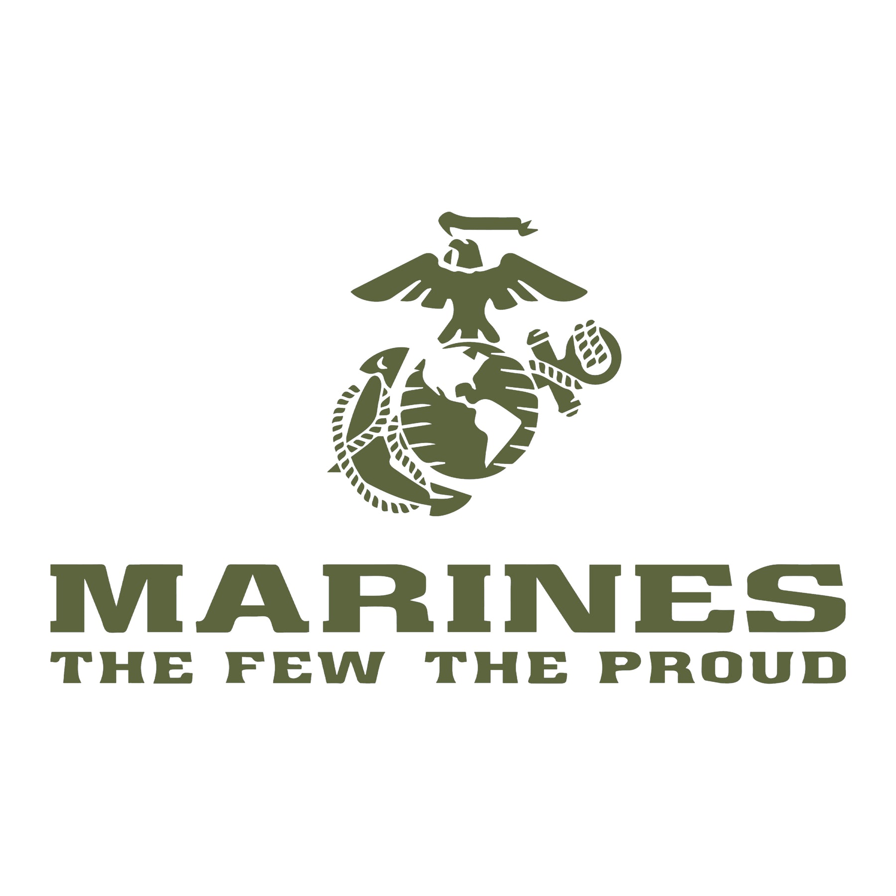 OD Green Marines The Few The Proud Tee