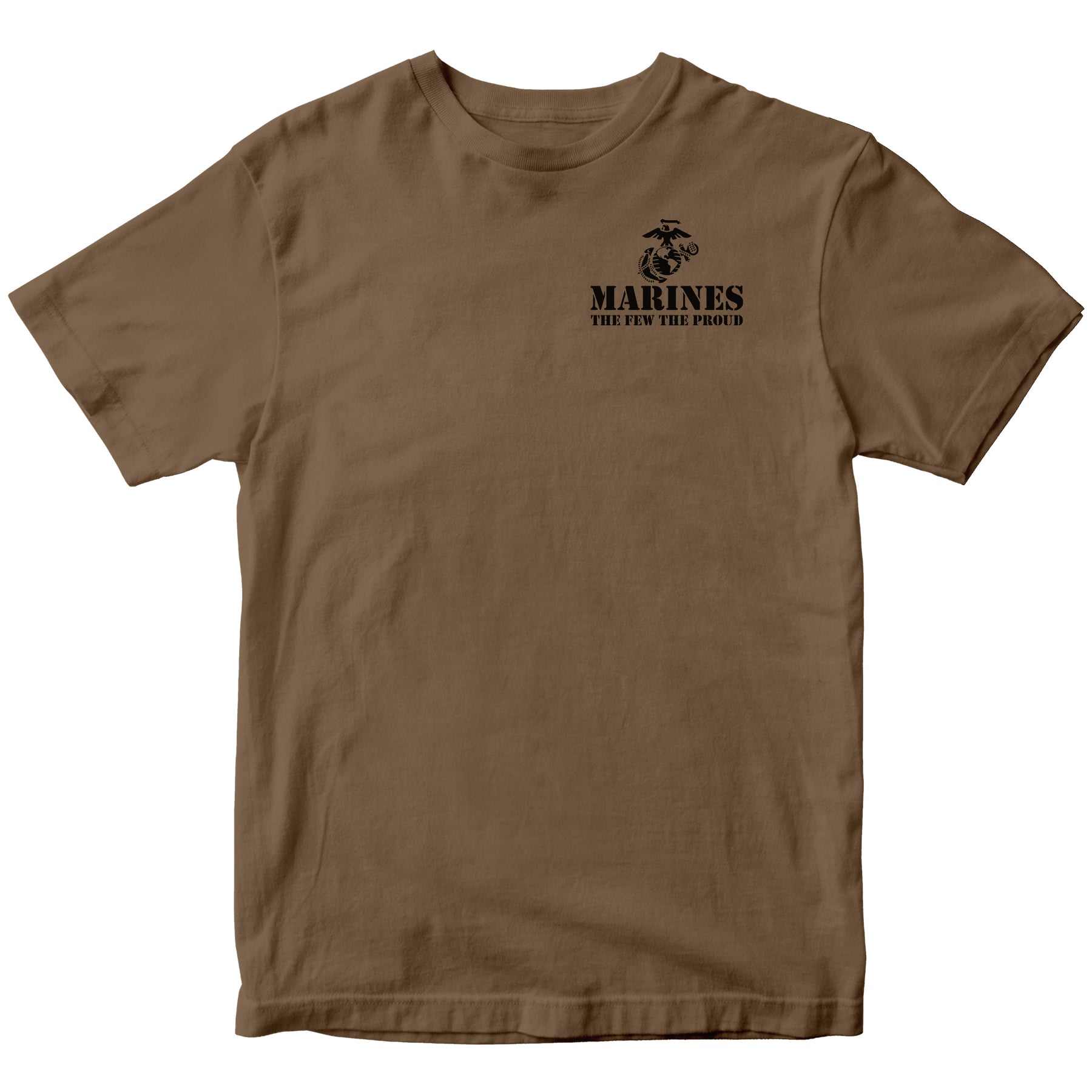 Marines The Few The Proud Woodland Brown Tee