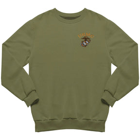 Tonal USMC EGA Embroidered Sweatshirt - Marine Corps Direct