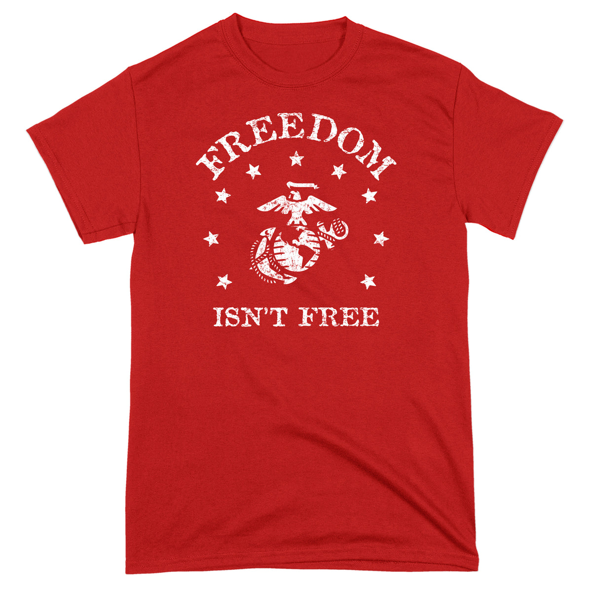 Marines Freedom Isn't Free Red Tee