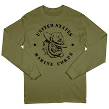 USMC Retro Bulldog Long Sleeve Tee