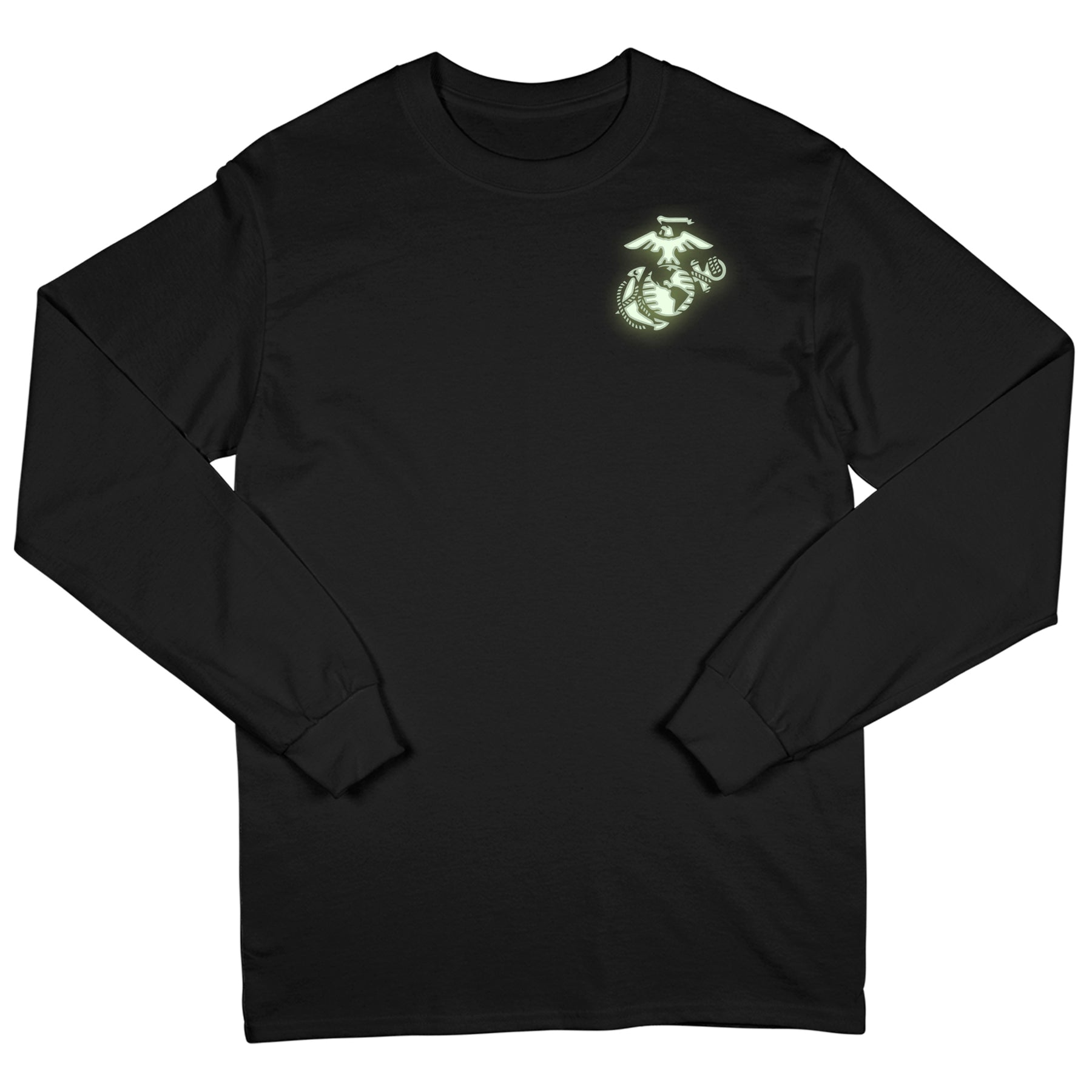 Marines Halloween Glow In The Dark EGA Chest Seal Long Sleeve