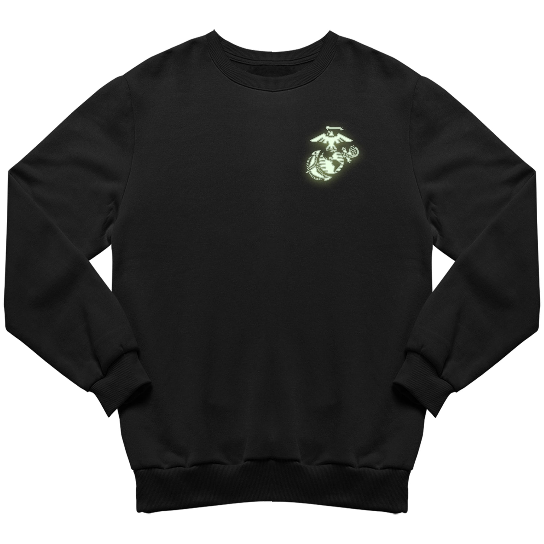 Marines Halloween Glow In The Dark EGA Chest Seal Sweatshirt