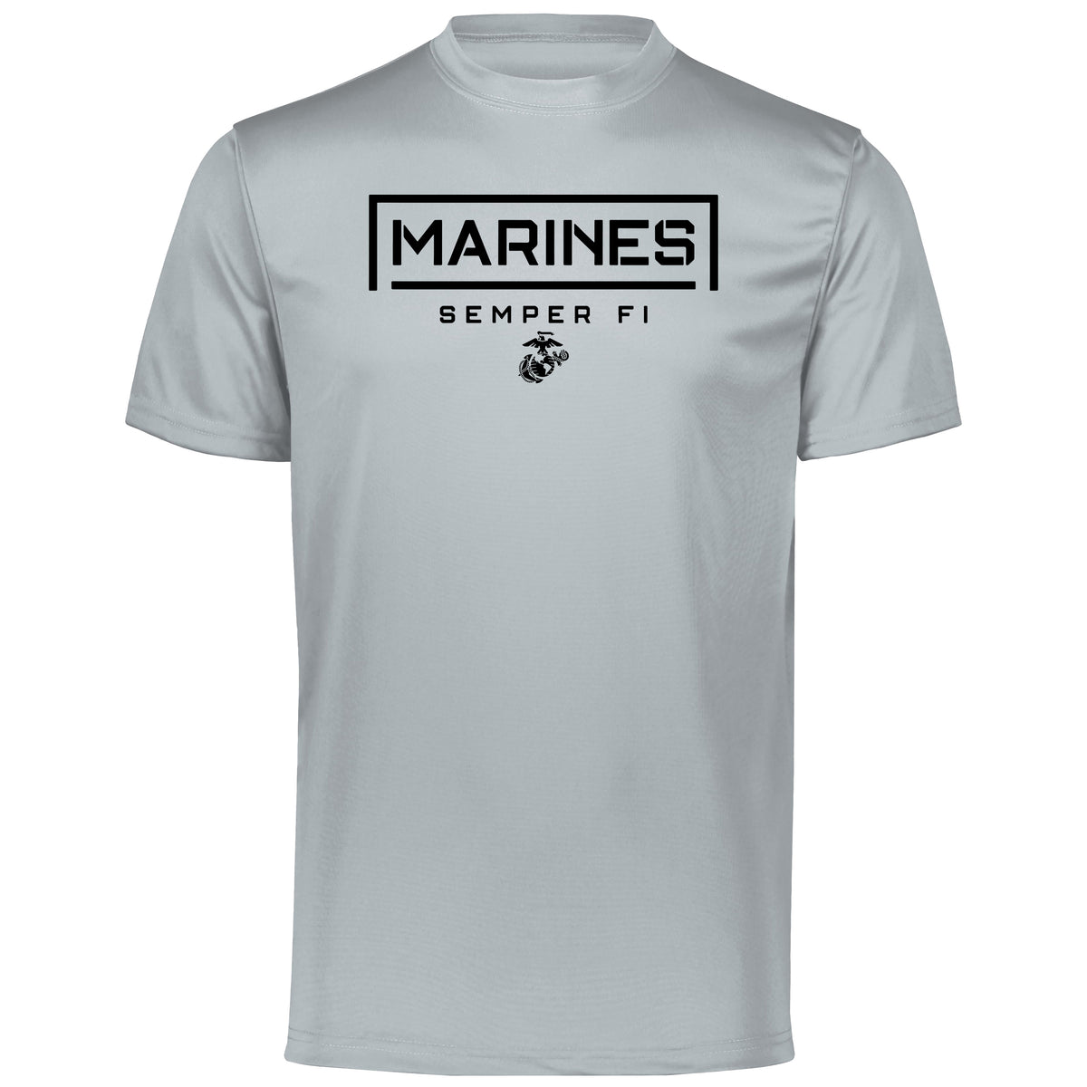 Marines 'THE OUTPOST' Silver Performance Tee