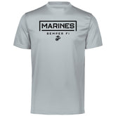Marines 'THE OUTPOST' Silver Performance Tee