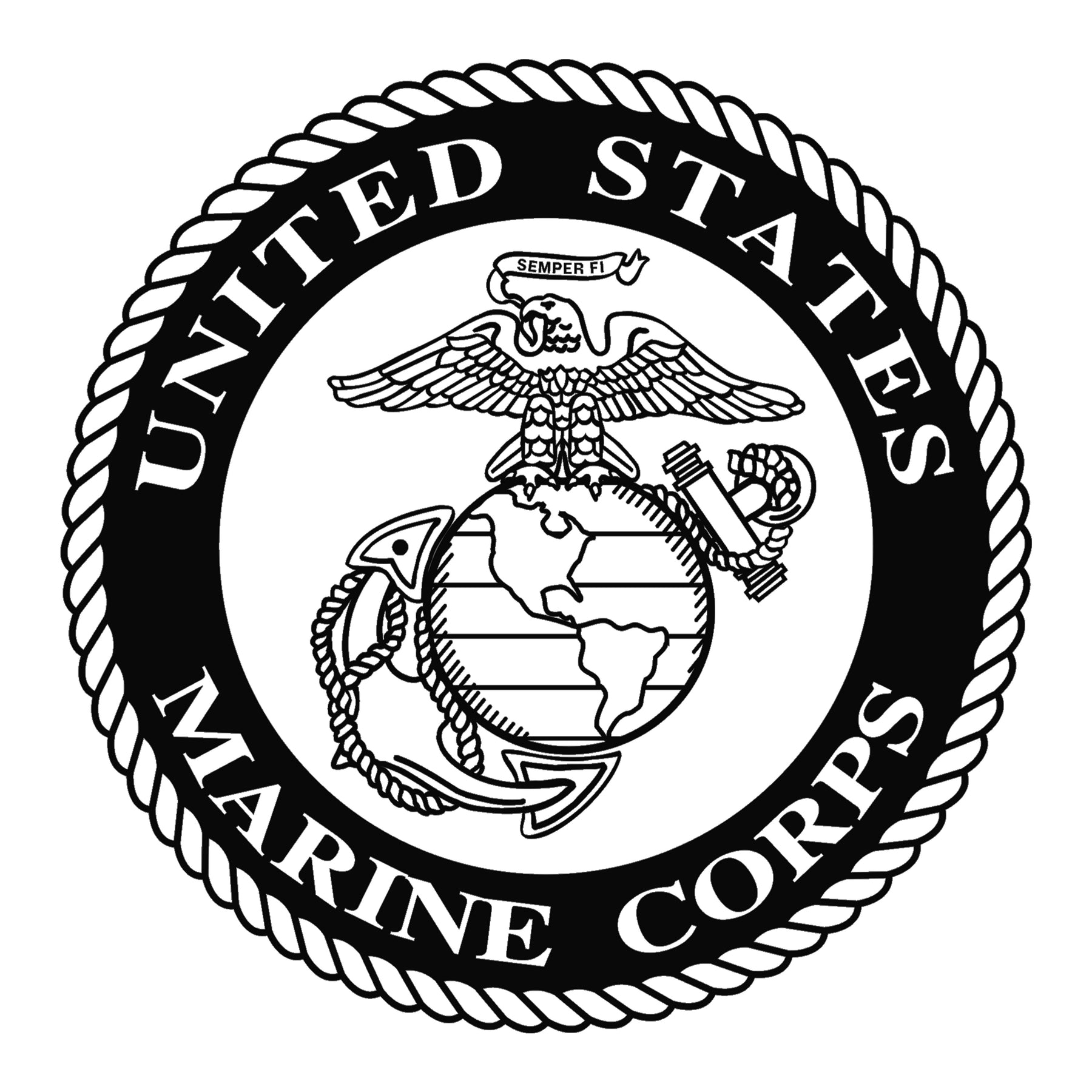 Marines Classic Seal Hoodie (Corporal's Special)