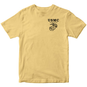 Marines Old School Heritage Yellow Haze T-Shirt
